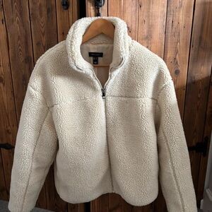 New Look Cream Teddy Jacket